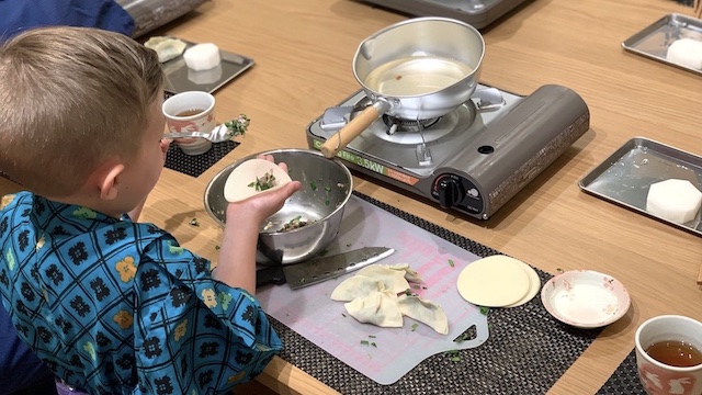 餃子作り