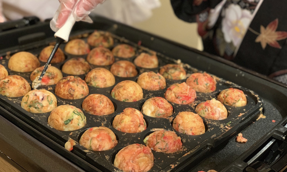 お好み焼きとたこ焼き