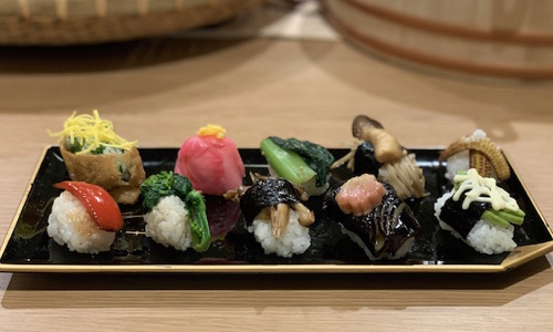 Kyoto vegetable sushi